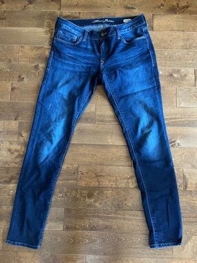 Mavi Adriana Dark Wash Women's Skinny Jeans - Blue